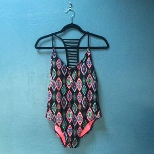 Large Tribal One Piece Swim Suit